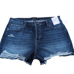 Calvin Klein Denim Jean Shorts High Rise Cutoff Women's size 32